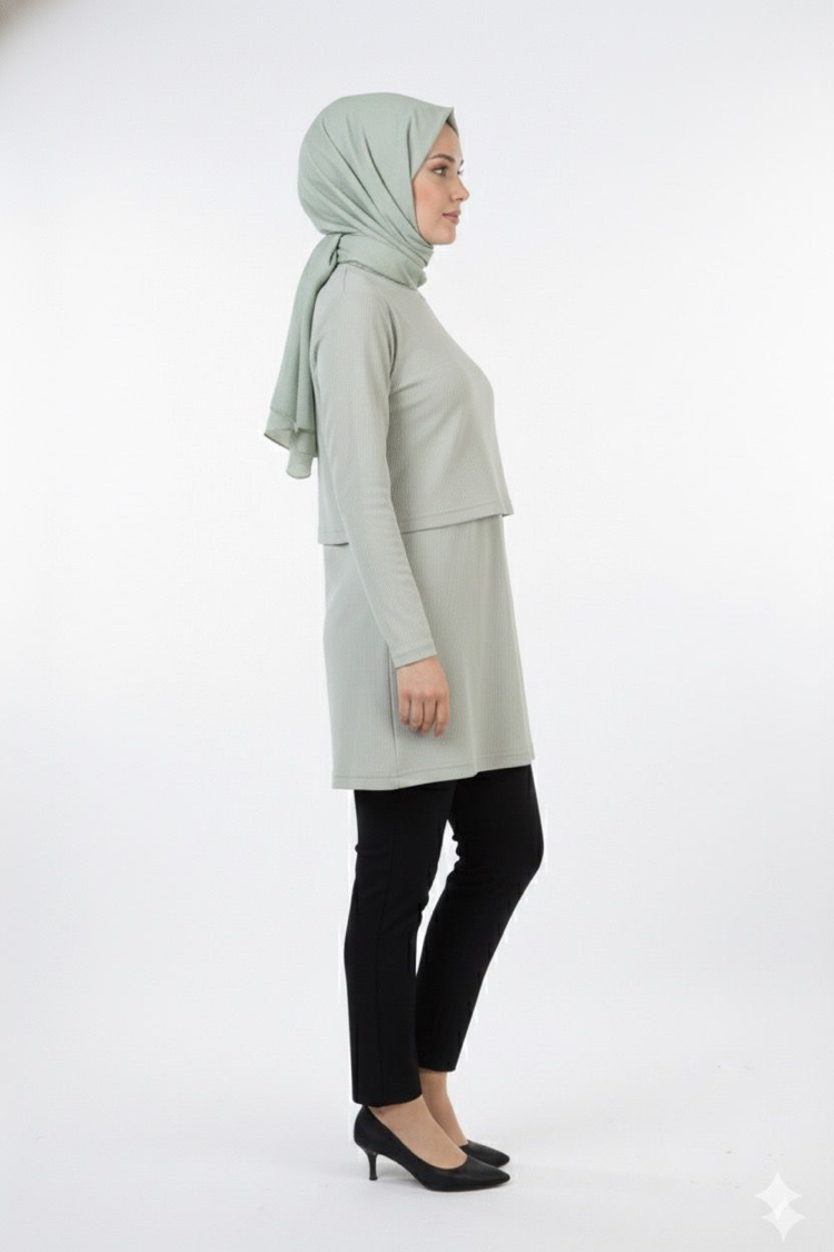 Kaşkorse Tunik (Su Yeşil)