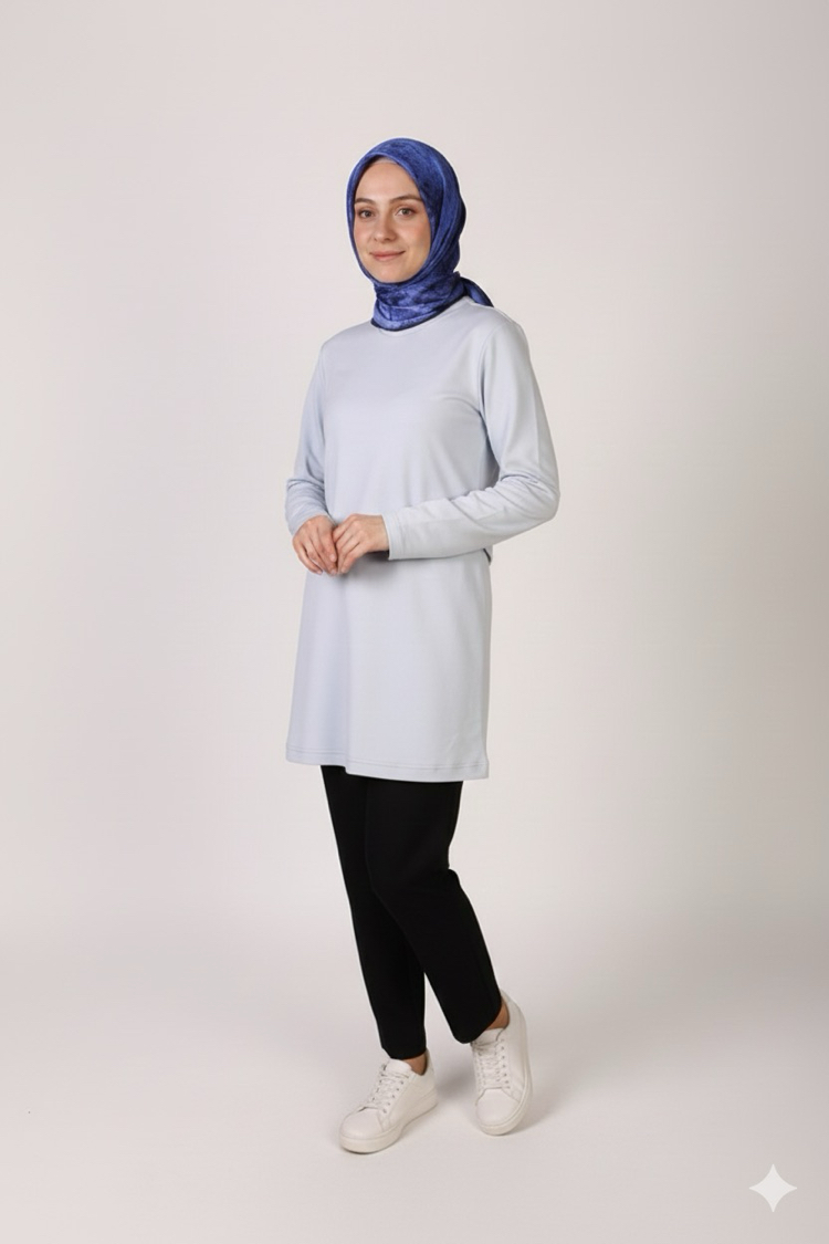 Ribana Tunik (Bebe Mavi)