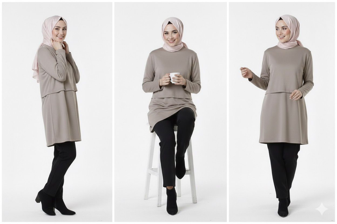 Ribana Tunik (Küf Yeşili)