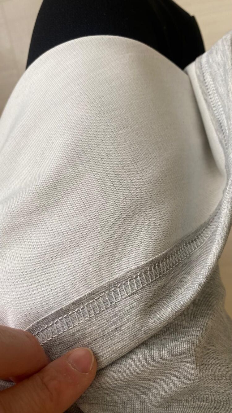 Oversize Tunik 100cm (Gri)