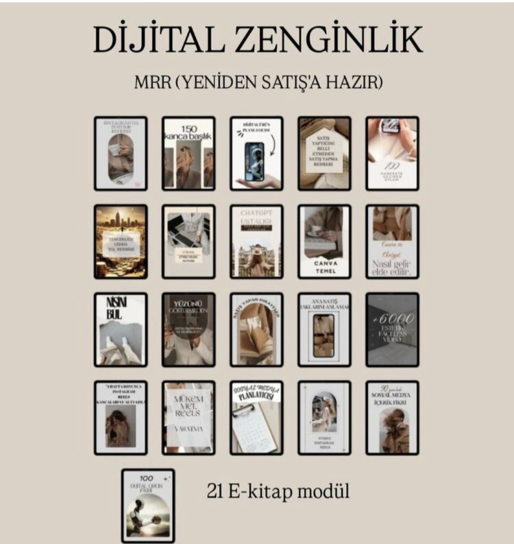 DİJİTAL ZENGİNLİK KOMPLE SET