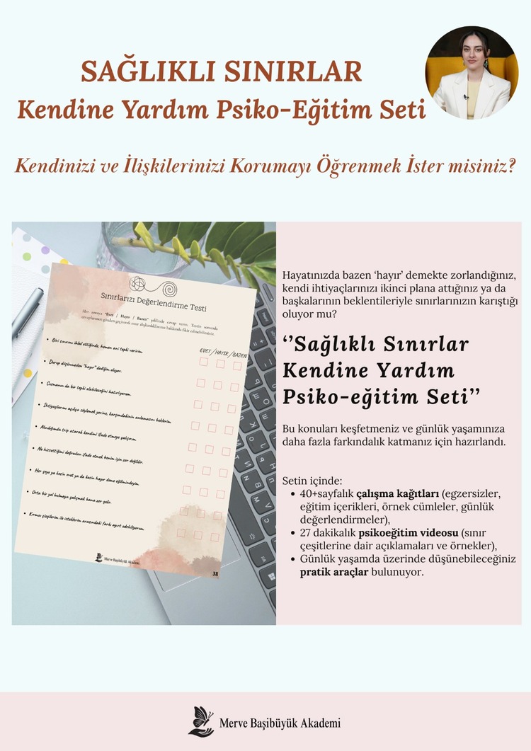 SAĞLIKLI SINIRLAR I Kendine Yardım Psiko-eğitim Seti