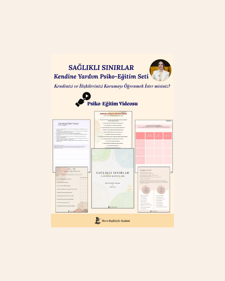 SAĞLIKLI SINIRLAR I Kendine Yardım Psiko-eğitim Seti