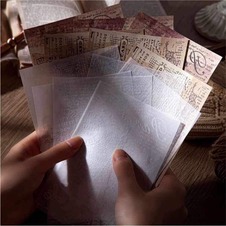 gazete kağıdı ve Aydinger kağıdı scrapbook malzemesi 2