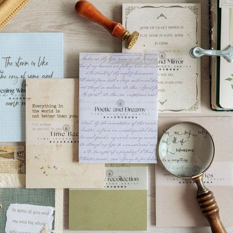 Yazılar scrapbook kağıdı 