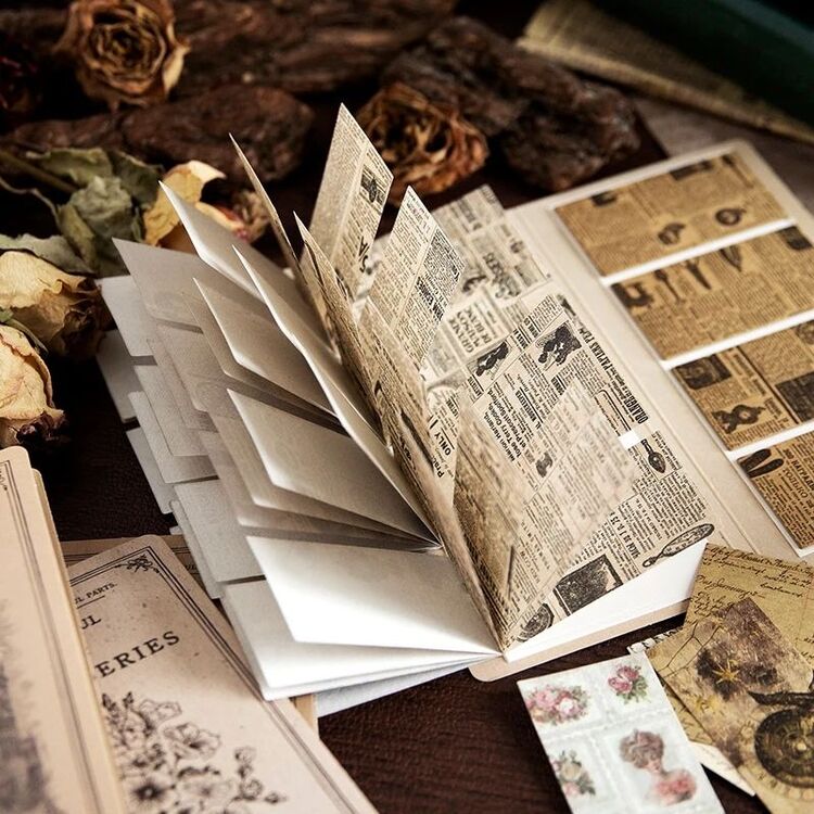 Retro tarzı minik scrapbook kağıdı 2