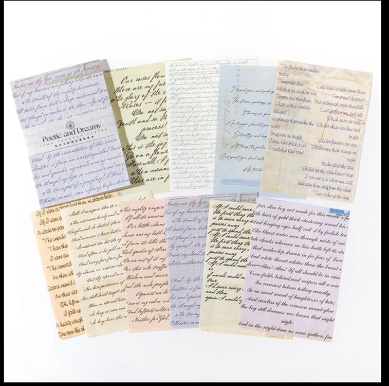 Yazılar scrapbook kağıdı 