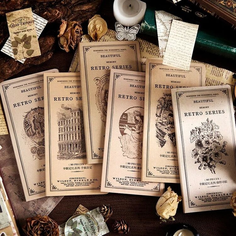 Retro tarzı minik scrapbook kağıdı 2