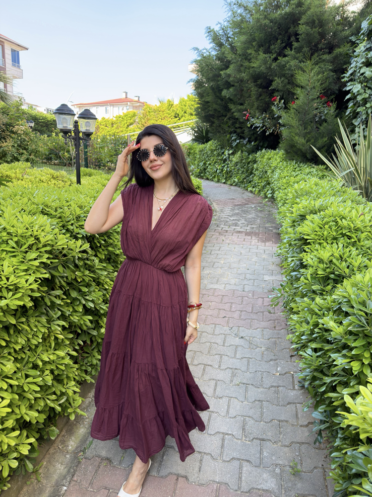 İthal astarlı elbise