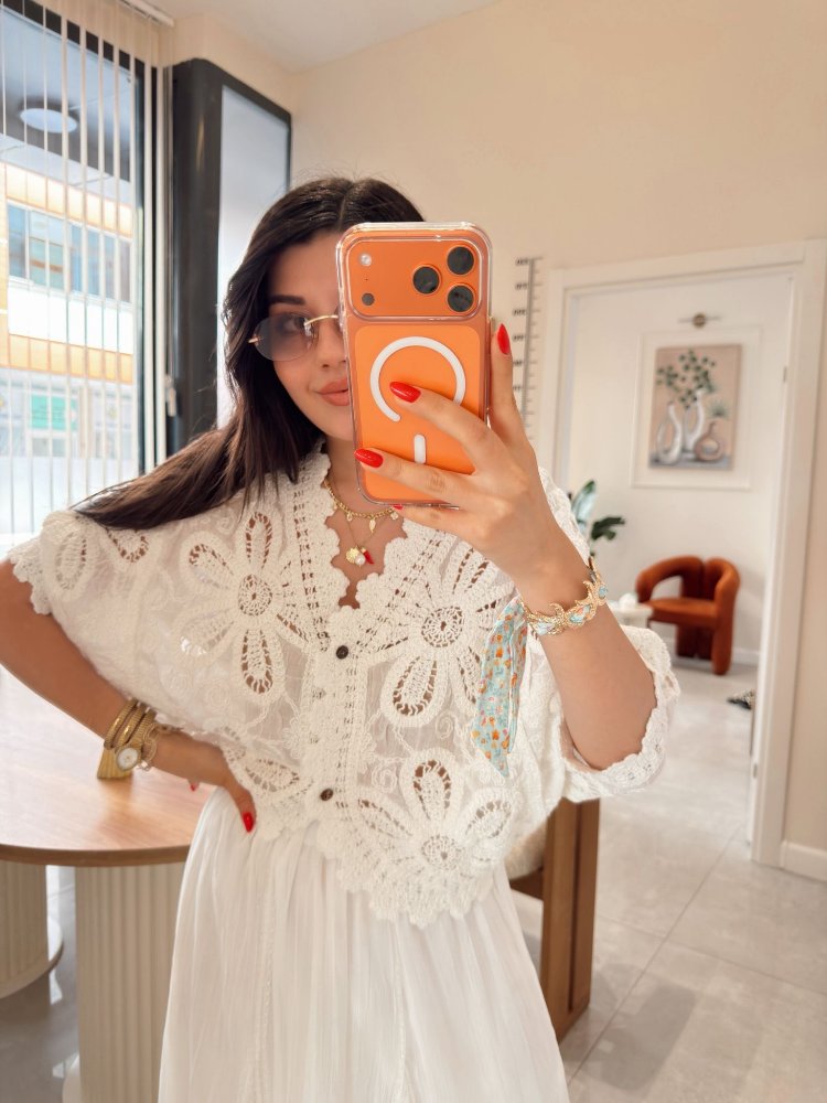 ithal kimono beyaz