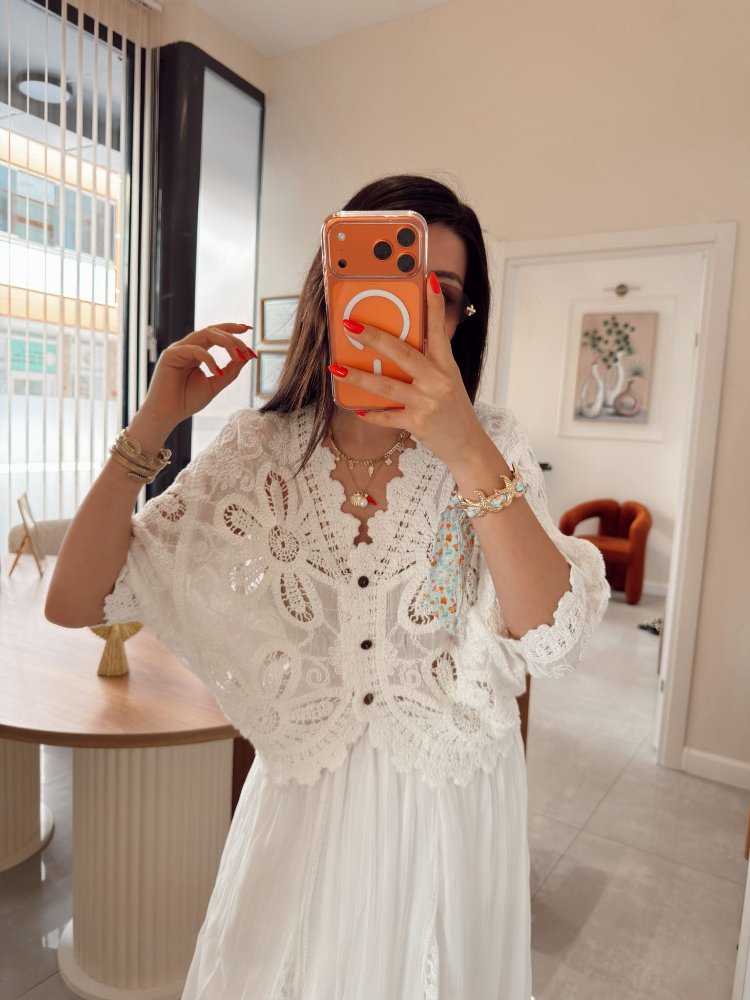 ithal kimono beyaz