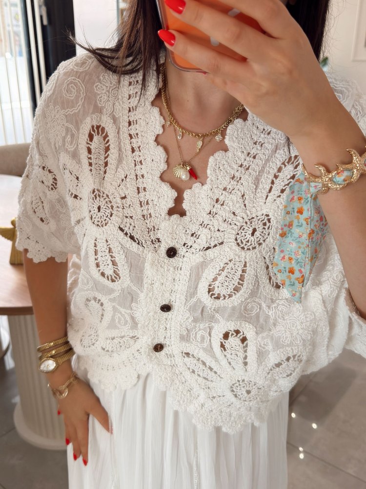 ithal kimono beyaz