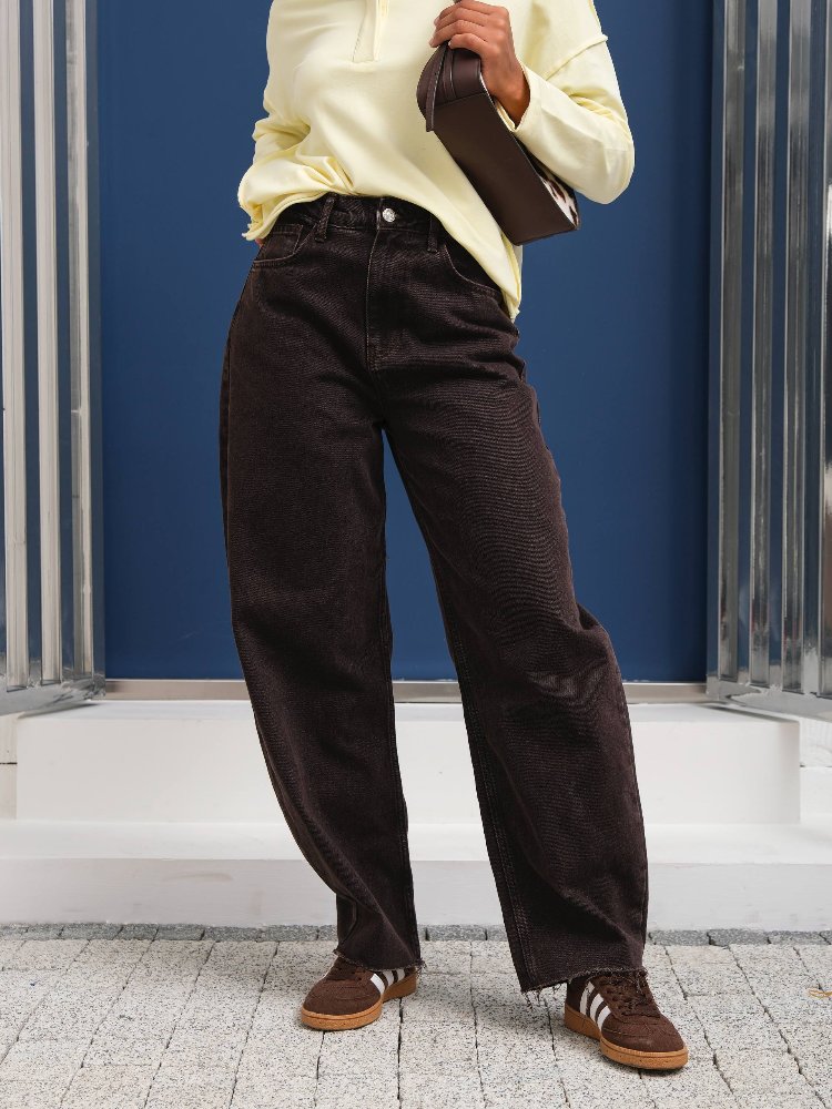 Baggy Kahve Jean