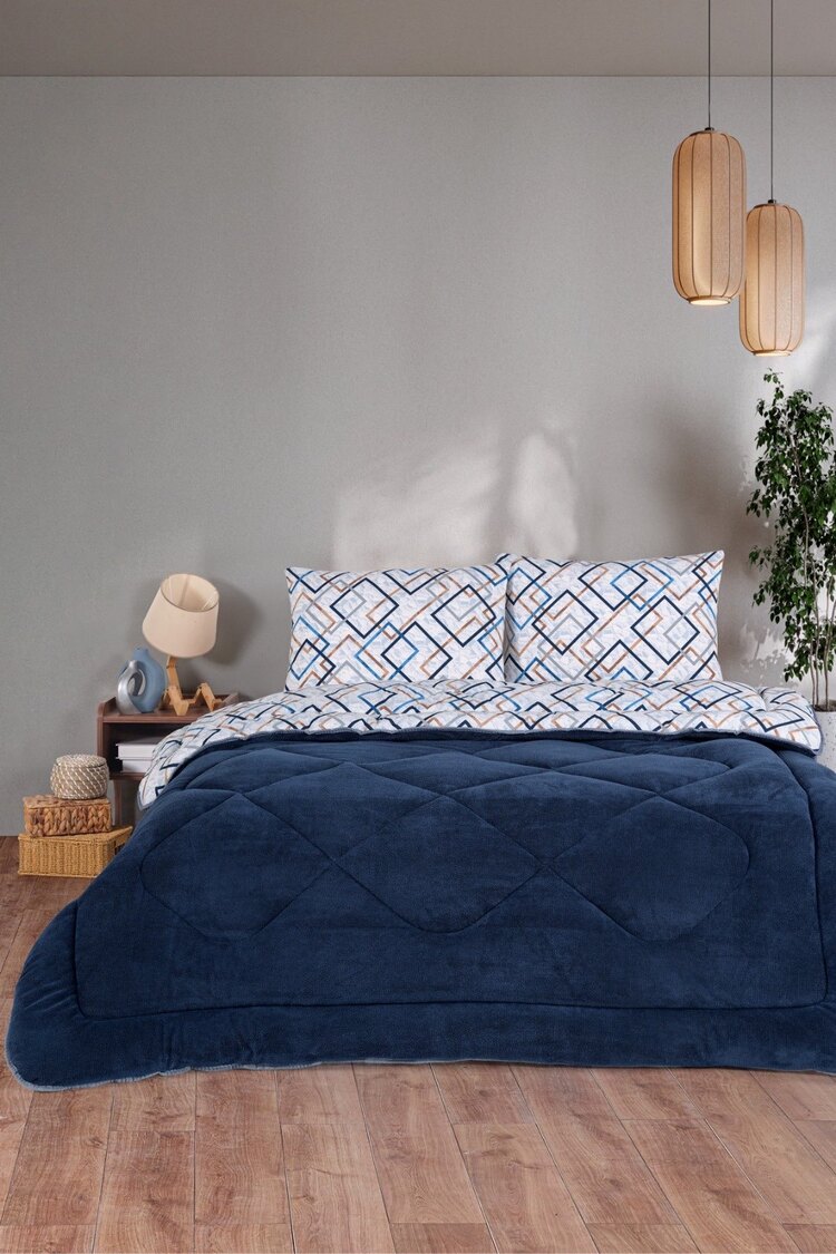 Comfort Set Yeni Nesil Welsoft Yorganlı 3 Parça Çift Kişilik Soft Line