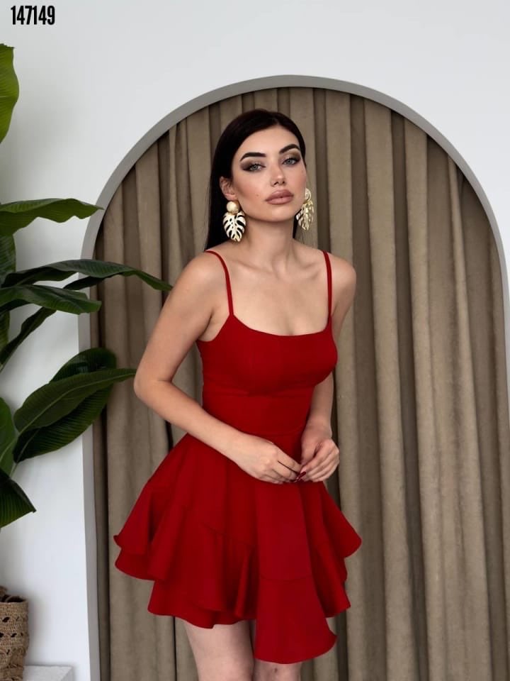 İp Askılı Elbise 
