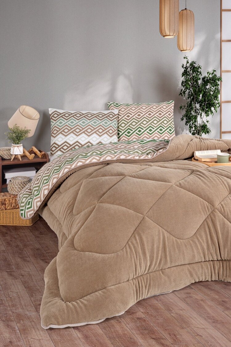 Comfort Set Yeni Nesil Welsoft Yorganlı 3 Parça Çift Kişilik Soft Line