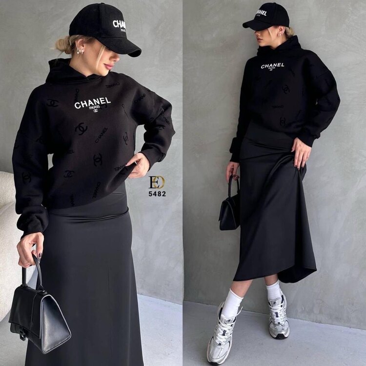 CHANEL Detaylı Spor Takımı