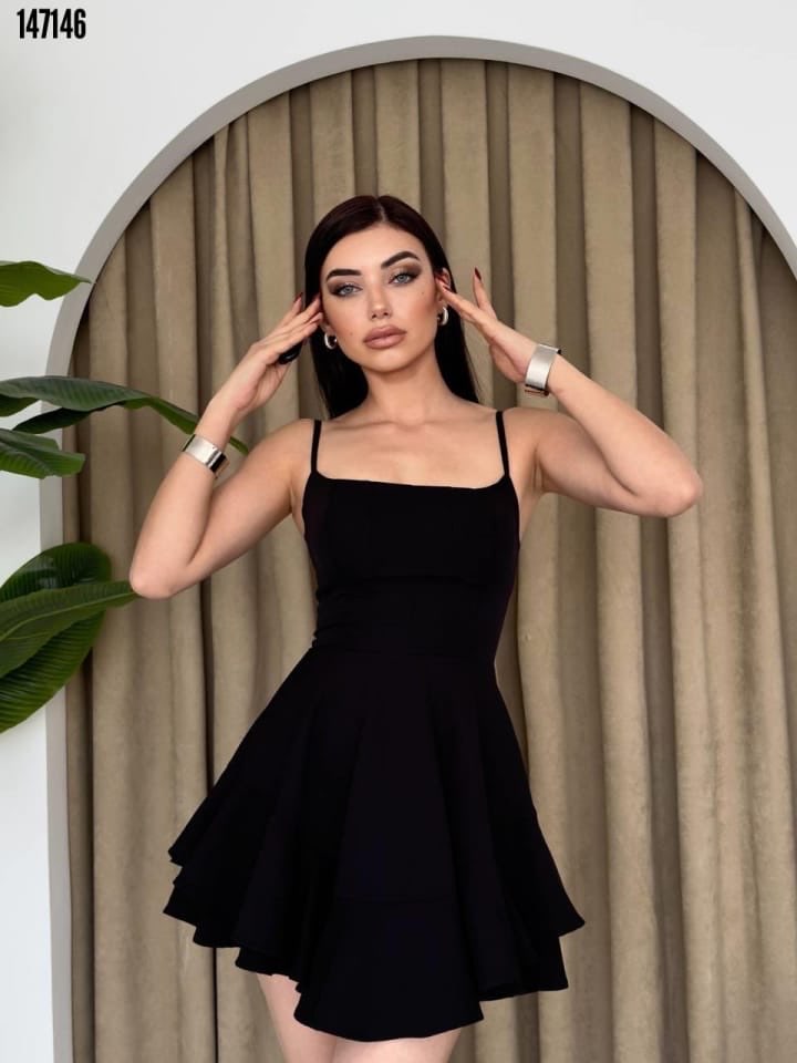 İp Askılı Elbise 
