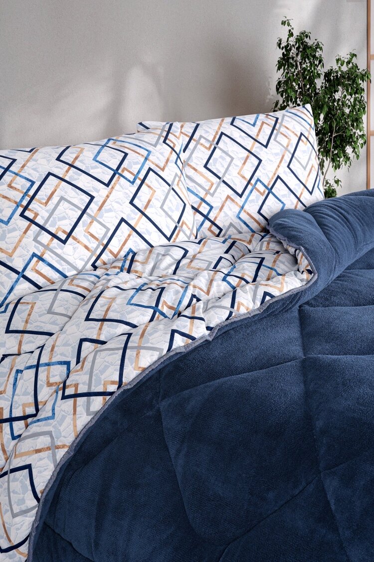 Comfort Set Yeni Nesil Welsoft Yorganlı 3 Parça Çift Kişilik Soft Line