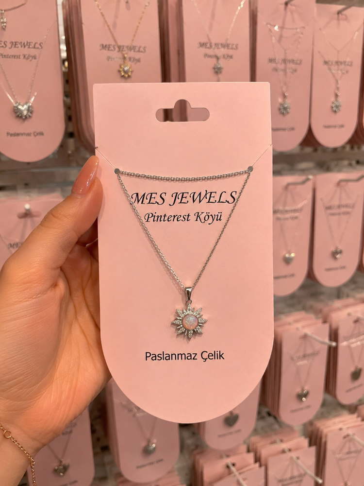 Silver Güneş Kolye