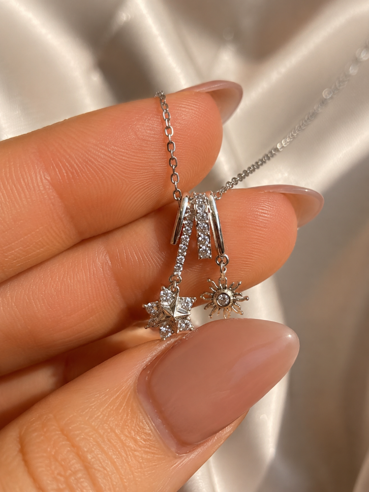 Star-Sun Charm Kolye