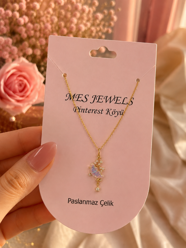 Luna Opal Kolye