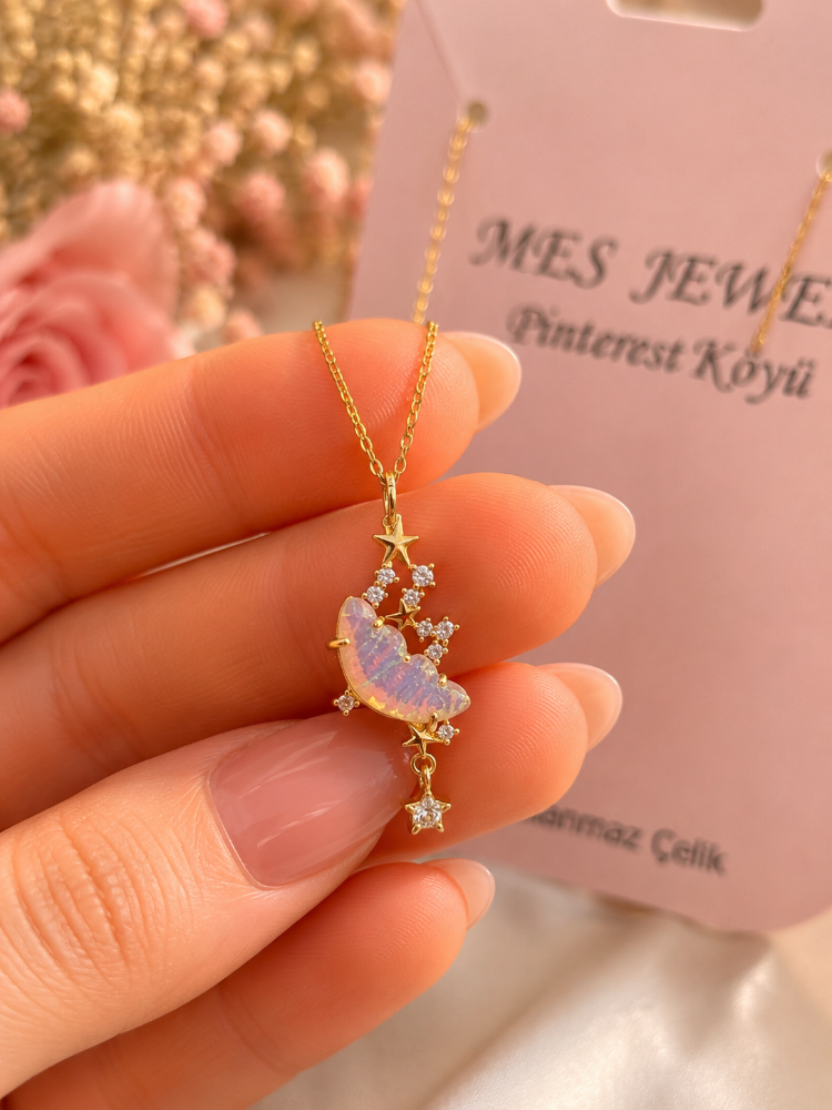 Luna Opal Kolye