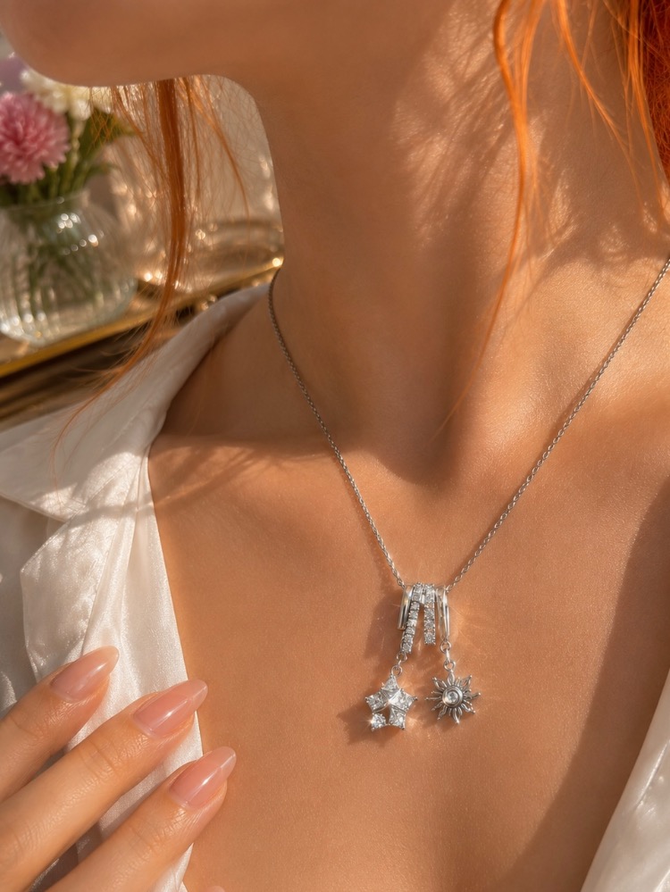 Star-Sun Charm Kolye