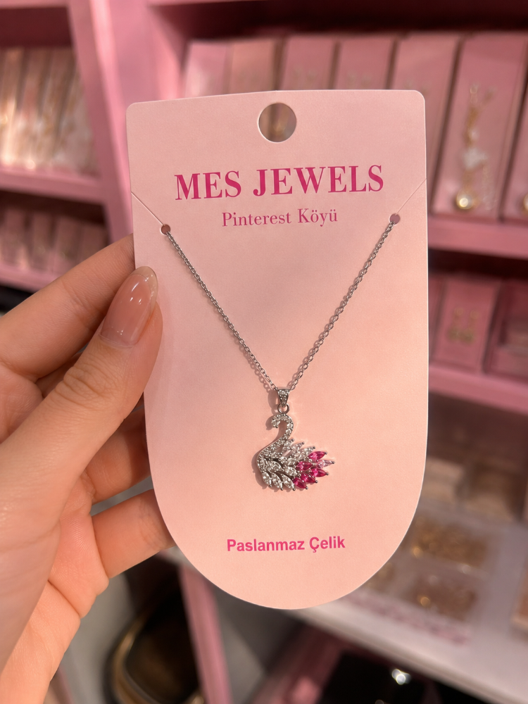Silver Kuğu Kolye