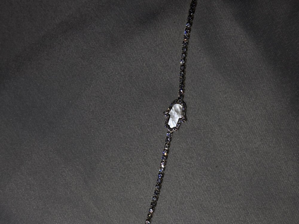 gold hamsa bileklik