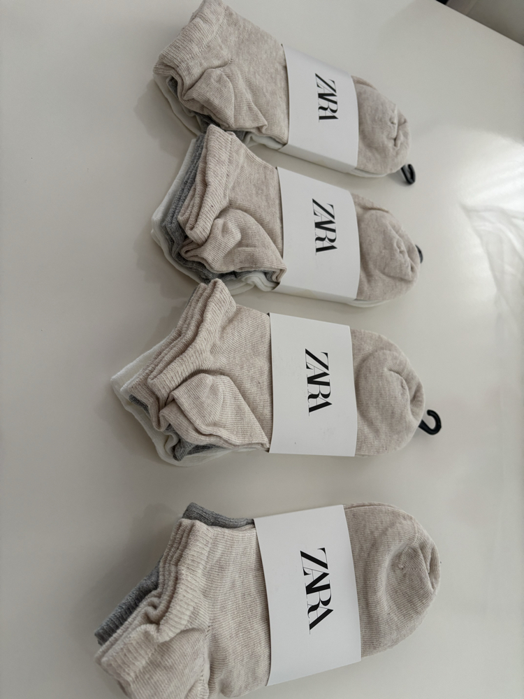 12 Çift ZARA Dikişsiz Join Life Organik Pamuklu Çorap