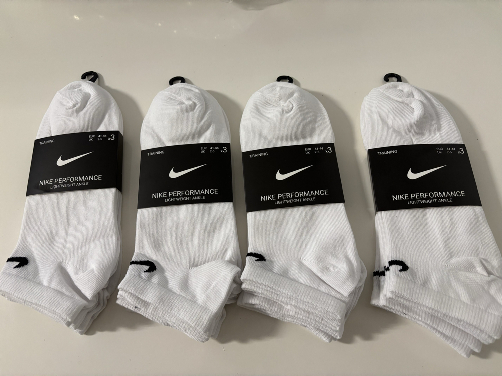 12 Çift Nike Performance Lightweight Ankle Çorap