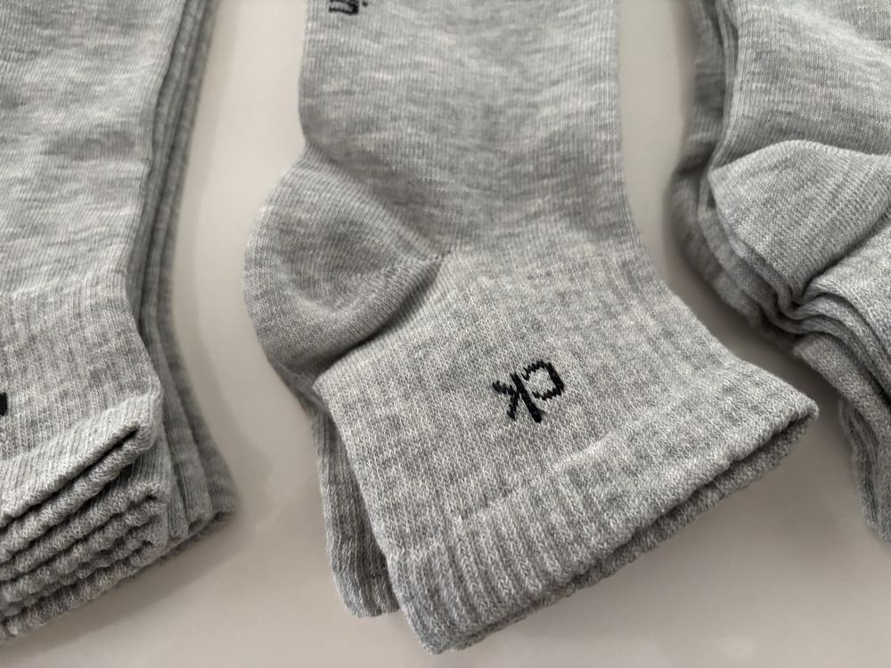 Calvin Klein Gri Çorap - 12 Çift
