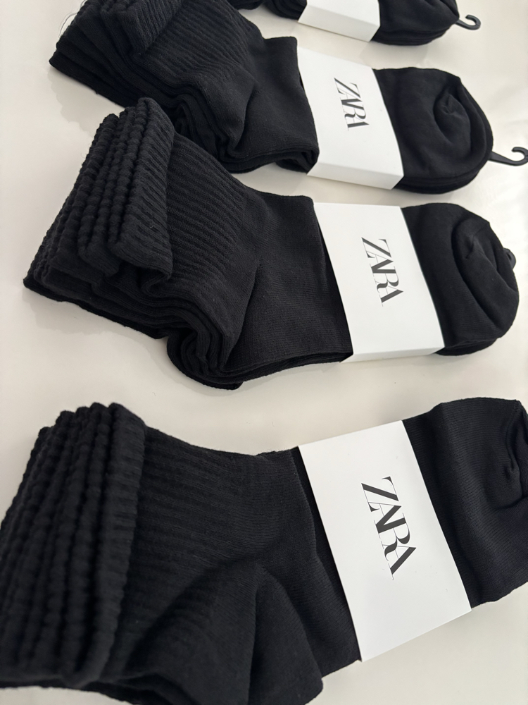 12 Çift Zara Orta Konç Çorap
