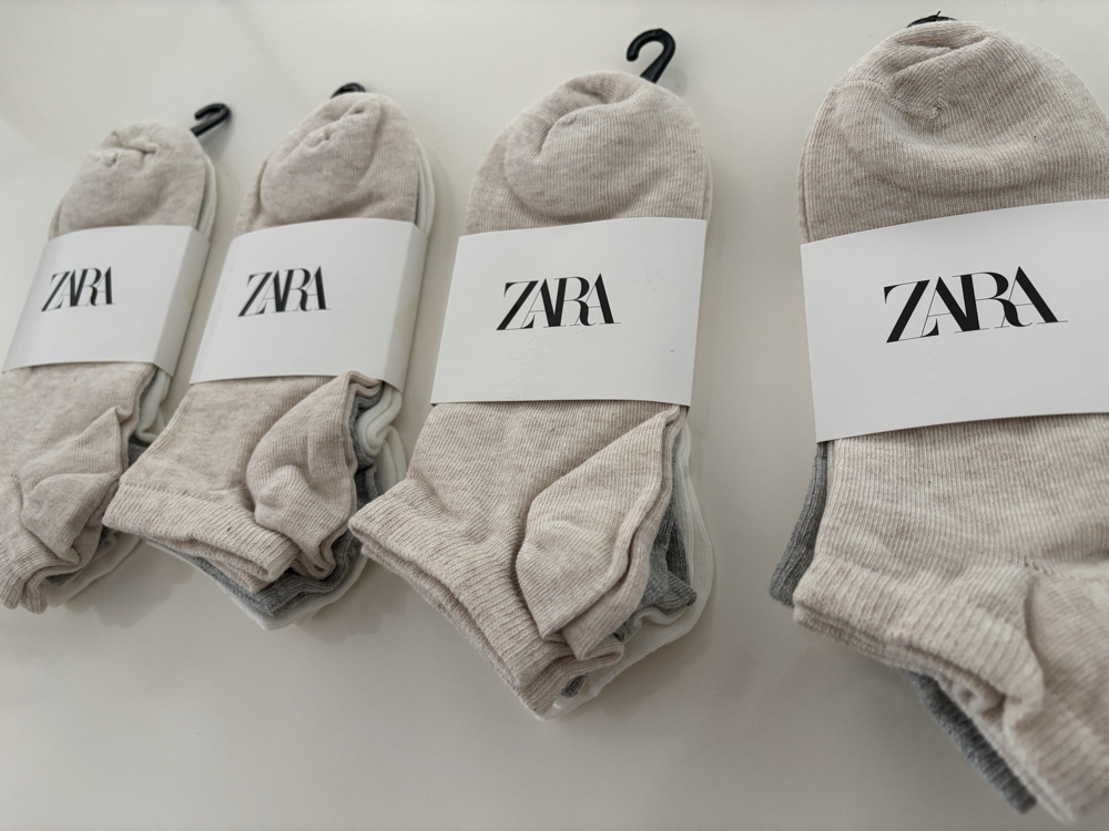 12 Çift ZARA Dikişsiz Join Life Organik Pamuklu Çorap