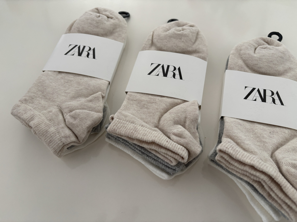 12 Çift ZARA Dikişsiz Join Life Organik Pamuklu Çorap