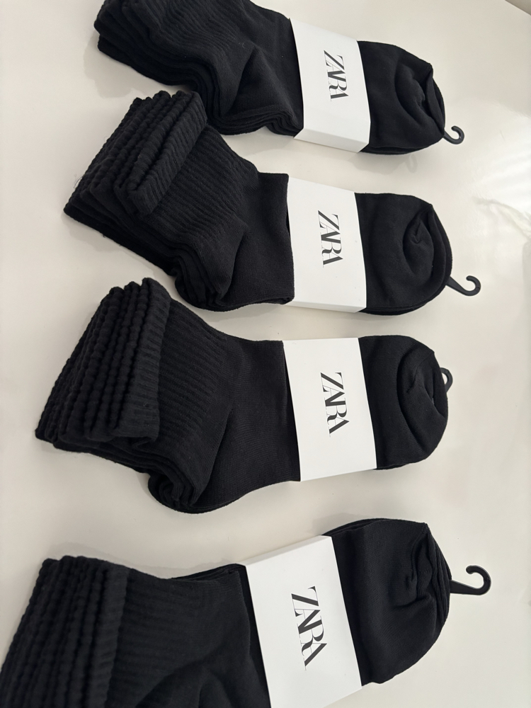12 Çift Zara Orta Konç Çorap