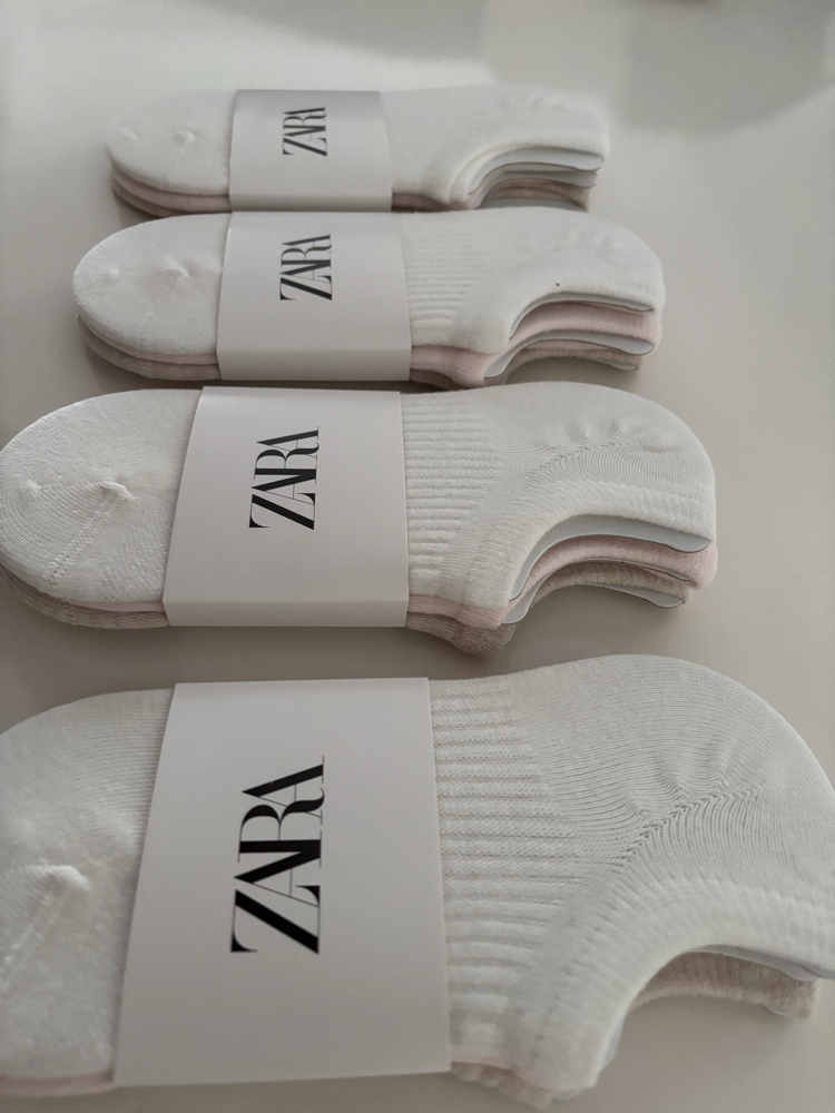 12 Çift ZARA Dikişsiz Join Life Organik Pamuklu Patik Çorap
