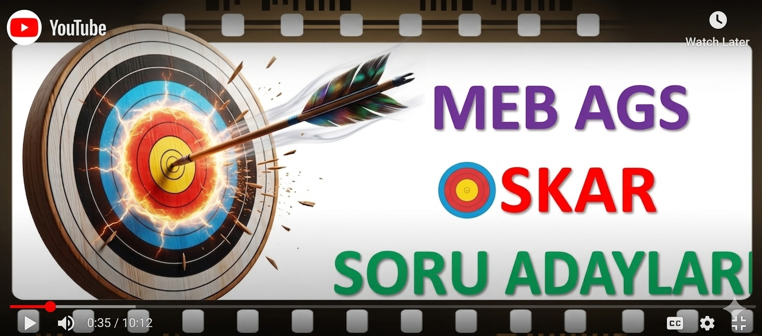 OSKAR ADAYLARI 2026 VİDEO DERS NOTU