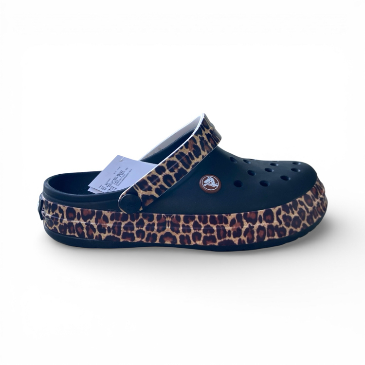 Crocs Özel Seri - Siyah Leopar
