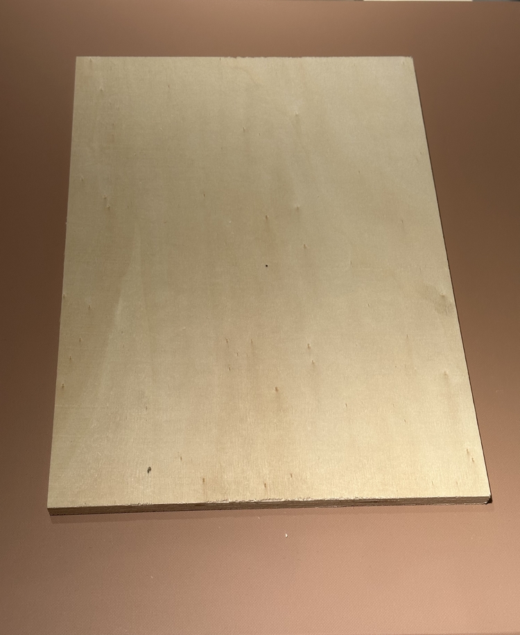 Flografi tahtası kavak kontra 35*25 cm