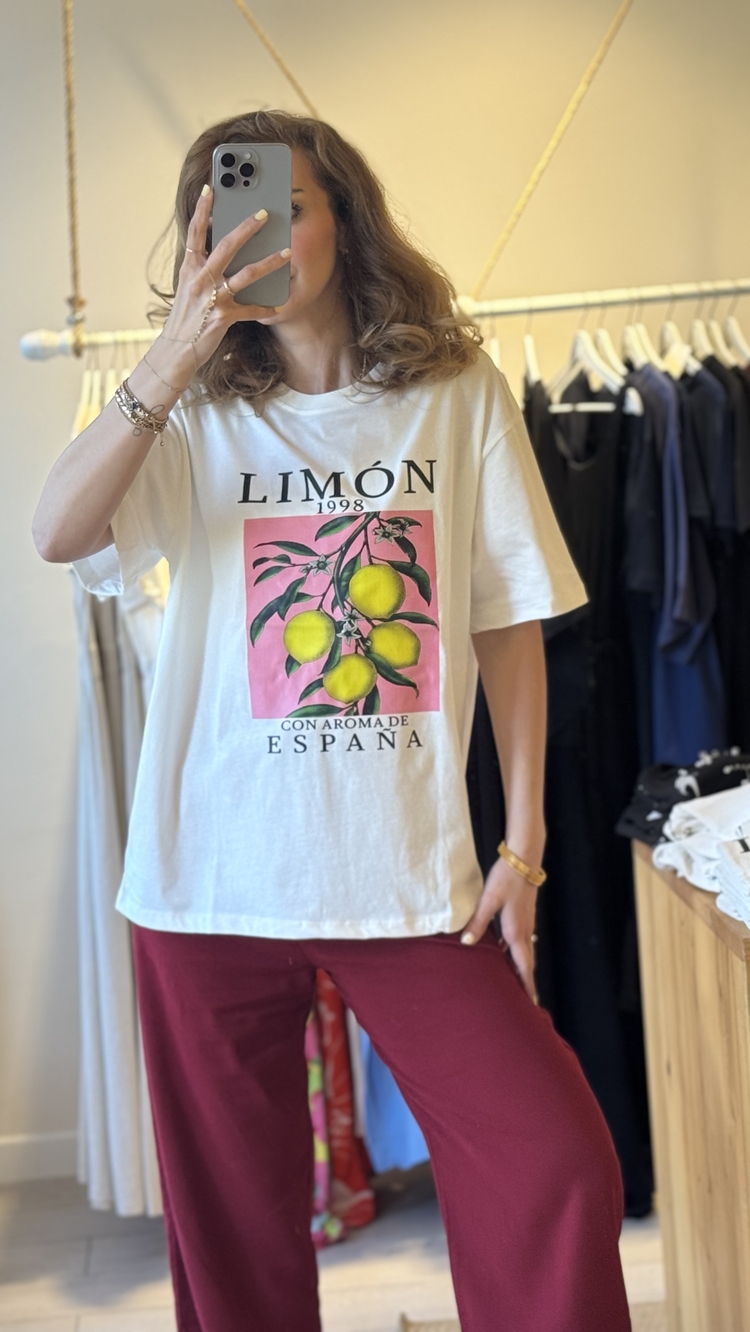 Limon Baskılı Tshirt