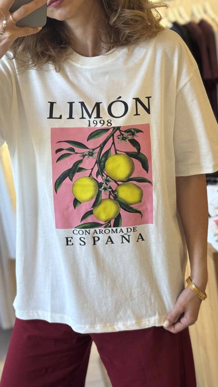 Limon Baskılı Tshirt