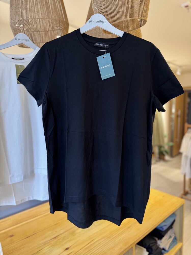 Arkası Uzun Basic Tshirt