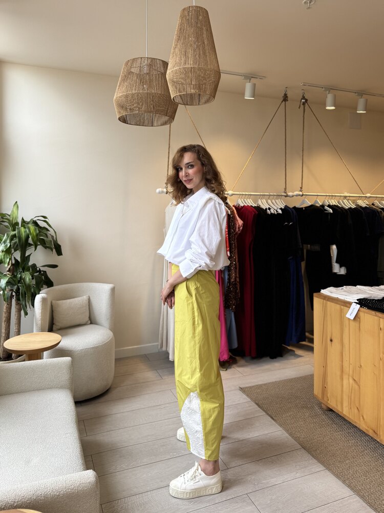 Paraşüt Kumaş Havuç Pantolon