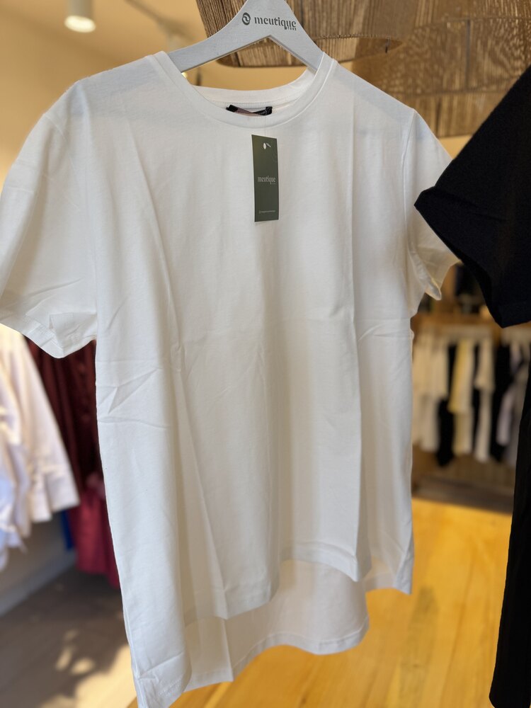 Arkası Uzun Basic Tshirt