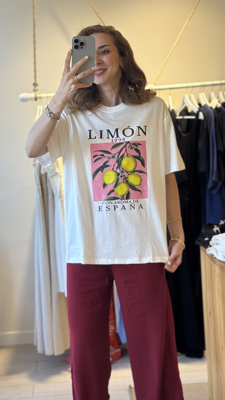 Limon Baskılı Tshirt