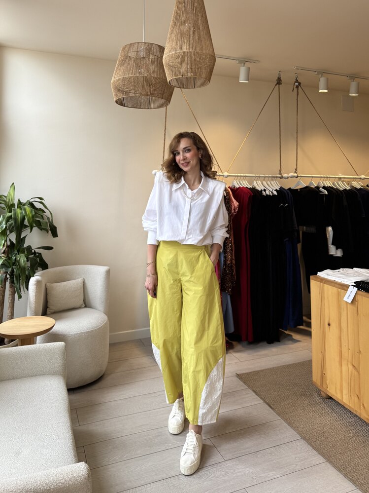 Paraşüt Kumaş Havuç Pantolon