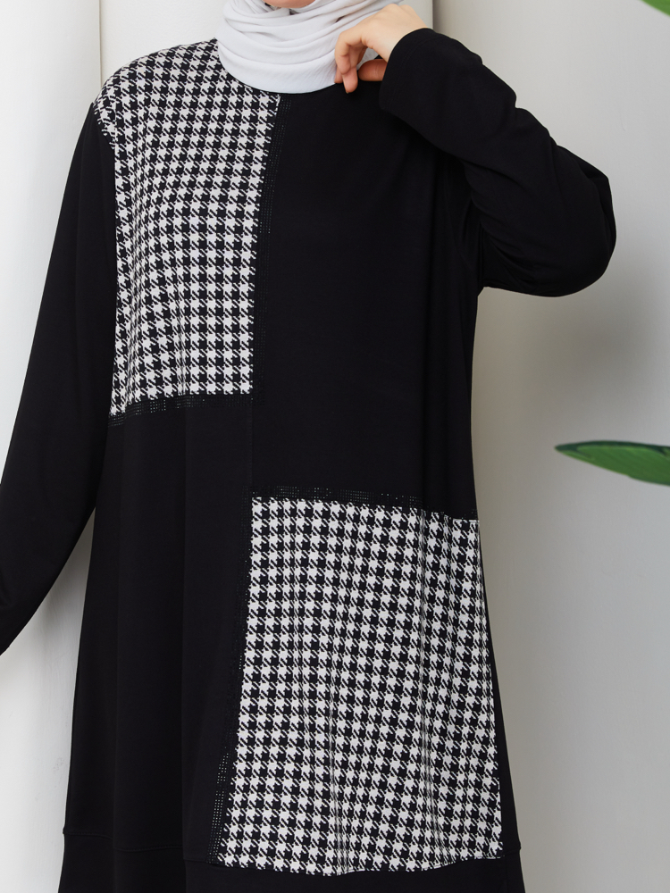 KP09 SİYAH KRİSTAL PANTALONLU TAKIM 