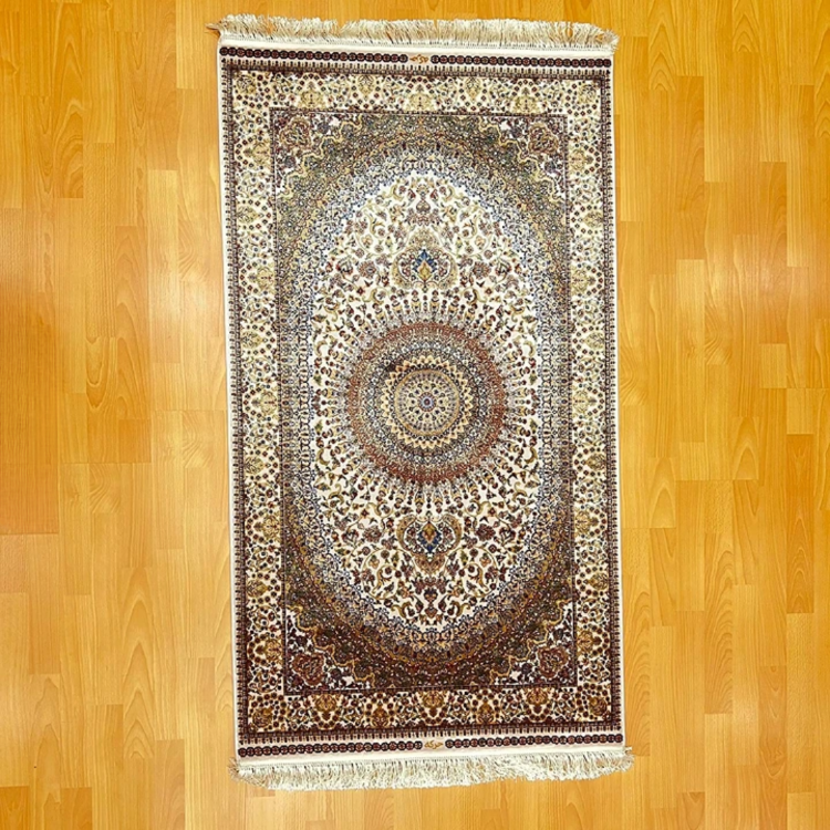 Madalyonlu Lüks 90 X 150 CM İpek Halı
